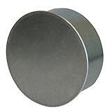 Kamino Flam Rohrkapsel aus verzinktem Stahl, feueraluminiert (FAL), Kaminverschluss mit Isolierung, Verschluss für alle gängigen Ofenrohre, Ofenlochdeckel für Rohre Ø 180 mm, Tiefe: 48