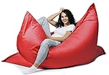 sunnypillow XL Sitzsack, Riesensitzsack Outdoor & Indoor 100 x 150 cm mit 140L Styropor Füllung Sessel für Kinder & Erwachsene Sitzkissen Sofa Beanbag viele Farben und Größen zur Auswahl R