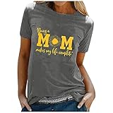 Damen sportbekleidung Damen Weihnachten Gradient t-Shirt Rundhals Kurzarm Shirts Xmas Bluse Frauen niedliche Rentier drucken Oberteile Mode elegant Casual(#220302-G44 sportbekleidung Damen, M)