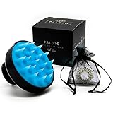 PALOTO® [ORIGINAL] Premium Shampoo Bürste - Silikon Kopfmassage Bürste für manuelle Wellness Kopfhaut Massage - GRATIS Finger Massage Ring - Stimuliert das Haar Wachstum, wirkt gegen Schupp