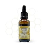 Reines Propolis in Tropfen: 100% natürliches Propolis aus Spanien mit europäischem Bio-Zertifikat | Propolis gegen Halsschmerzen, Akne und Pilze (30 ml) | Natürliches propolis-tropfen lösung