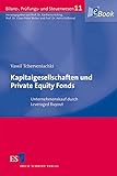 Kapitalgesellschaften und Private Equity Fonds: Unternehmenskauf durch Leveraged Buyout (Bilanz-, Prüfungs- und Steuerwesen 11)