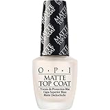 OPI Nail Lacquer Matte Top Coat – Durchsichtiger Überlack mit bis zu 7 Tagen Halt – Mattes Finish – Ergiebig, langlebig & splitterfest – NTT35 – 15