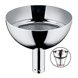 WMF Vino Dekantiertrichter mit feinen Löchern 9 cm, Cromargan Edelstahl, gegen Kork- oder Depotreste, spülmaschinengeeig