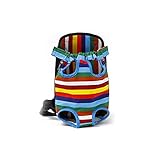 Wzdszuilcwb Hunderucksack, Rucksack für Hundegitter Tarnung Outdoor Reiseprodukte Atmungsaktive Schultergriff Taschen für kleine Hundekatze (Size : Large)