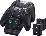 Venom Twin Docking Station für Xbox One - Ladestation für Xbox one Controller inklusive 2 Zusatz Akk