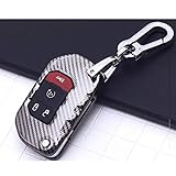 ZMMWDE Hochwertiger Schlüsseletui-Abdeckungshalter Remote Key Shell-Zubehör ,Für Jeep New JL Wrangler Gladiator JT G