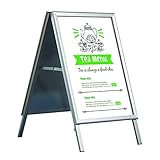 DISPLAY SALES Kundenstopper Plakatständer DIN A1 OUTDOOR WATERPROOF / WASSERDICHT 'GEHRUNG''