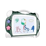 Plastikzeichnungsplatine, kindermagnetische löschbare Zeichenbrett, zum Schreiben, Malen, Graffiti (Color : Medium Green)