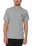 Converse T-Shirt Herren Chest Star Chevron 10007886 Grey 035, Größe:XXL