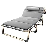 Übergroße Terrassenstühle zum Liegen für schwere Menschen Sonnenliege Zero Gravity Chair für Outdoor Camping Reise tragbare Stühle mit Wattep
