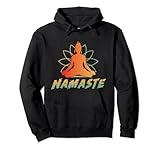 Namaste Yoga Lotusblume Meditation Pose Tantra Zen Pullover H