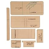 Leder Acryl Templete, hervorragende Verarbeitung Acryl Brieftasche Muster Templete, für kurze Brieftasche Frauen langlebig einfach zu b