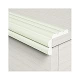 Randecke Wachen for Babytisch Protektoren Ecken Kissen Stoßstange Safety Rand Kinder Anti Collision Strip Foam Sicherheitsstreifen (Farbe : Weiß)