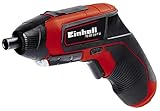 Einhell 4513501 Akkuschrauber TE-SD 3,6/1 Li (Li-Ion, 3.6 V, 4.5 Nm Drehmoment, Micro-USB-Lader, Magnetbithalterung, LED-Beleuchtung, Softgrip, inkl. 10-teiliges Bit-Set + hochwertige Metallbox)