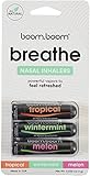 Aromatherapie-Naseninhalator (3er Pack) von BoomBoom | Nasal Inhalator Stick sorgt für ein frisches Kühlgefühl | Hergestellt aus ätherischen Ölen + Menthol (Original Variety Pack)