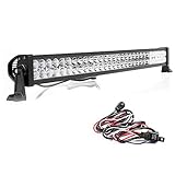 LED Arbeitsscheinwerfer weiß 12V 24V 17100LM Flutlicht Reflektor work light BAR Scheinwerfer Arbeitslicht Offroad SUV UTV ATV Arbeitslampe Traktor Bagger LKW KFZ (180W)