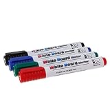 LJLLINGC 4er Set löschbarer Whiteboard Marker Stift Umweltfreundlicher Marker Büro Schule Z