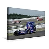 CALVENDO Premium Textil-Leinwand 45 x 30 cm Quer-Format Trucks Mittelrhein Cup, Leinwanddruck von Dieter Wilczek