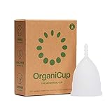 OrganiCup Menstruationstasse - Größe A/Klein - Gewinner des AllergyAwards 2019 - FDA-zugelassen - Weiches, flexibles, wiederverwendbares medizinisches Silikon…