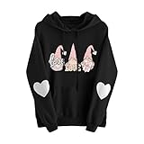 Bestyyo Damen Herren Paare Daisy Pocket Hoodie Sweatshirt Pullover Pullover Tops Bluse 4458 Hoodie-Longsleeve, onlnicole Spitze-Klassische Dicker Wollmischung