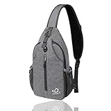 WATERFLY Sling Bag Herren und Damen Crossbody Sling Rucksack Brusttasche Outdoor Freizeit Sport S