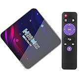 Android TV Box, Android 11.0 TV Box 2GB RAM/16GB ROM Android Box RK3318 Quad-Core Unterstützung 2,4GHz/5GHz WiFi Bluetooth 4.0, 4K HD Smart TV Box