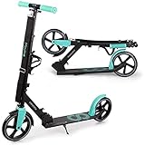Movino Infinity Scooter | City Roller | mit klappbar und höhenverstellbar | Flaschenhalter | 200mm Räder | mit ABEC 7 Kugellagern | für Kinder & Erwachsene | Transportgurt | Gewicht 3,7 kg