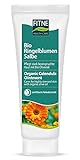 FITNE Bio Ringelblumen Salbe, mit Bio Olivenöl, Heilsalbe für Pflege stark beanspruchter und empfindlicher Haut (75 ml)