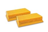 vhbw 2x Flachfaltenfilter kompatibel mit Flex S-36,S-47, S36,S47, VCE 35 L AC, VCE 45 H AC, VCE 45 M AC Ersatz für Bosch 2607432033, Dewalt D279015-XJ