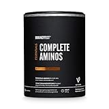 BRAINEFFECT Essentielles Aminosäuren Pulver, Aminosäuren Komplex hochdosiertes EAA Pulver, Veganes Aminosäure Pulver als Alternative zu EAA Kapseln, 270g EAAs Pulver in Mango-Ananas-Geschmack