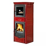 La Nordica 7117351 Termonicoletta Forno DSA 4.0 Wasserführender Kaminofen Bordeaux/A+