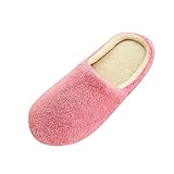 Dasongff Hausschuhe Herren Damen Winter Pantoffeln Memory Foam Anti Rutsch Pantoffeln Hüttenschuhe Plüsch Warme Slippers Hausschuhe Haushalt Schuhe Männer Drinnen Geschenk Für M