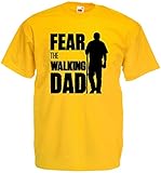Fear The Walking Dad Herren T-Shirt Große S-XXXL gelb XXXL
