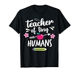 Lehrer von Tiny Humans PreK Kindergarten Back to School Geschenk T-S