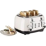 Korona 21676 Retro Doppel-Toaster mit Brötchenaufsatz C