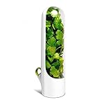 Surakey Aufbewahrung für Kräuter, Schnittkräuter Box Schnittkräuterbox, Vanille-Frischhaltetasse, Kunststoff Kräutercontainer - Gemüsebox hält Obst und Gemü