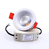 YXLMAONY Arbeitslicht LED Decke Downlight Einbaustrahler Wandleuchte Aluminium Runde Blendschutz Kommerziellen Panel Leuchte Wiht Fahrer Für Küche Schlafzimmer Badezimmer Büro Auß