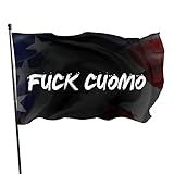 Wavin flag F-Ck Cuomo Flag Lebendige Farbe ,Geeignet Langlebig Flag für Draußen und Drinnen gruselige Halloween-Weihnachtsschatzsuche, Partydekoration 90 x 150 cm Flagg