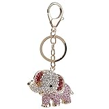 U-K Elephant Key Ring Strass Elefant-förmigen Schlüsselanhänger Zubehör Handtasche Geldbörse Handy Dekoration Tasche Schlüsselanhänger Kostengünstig und langlebigDauerhaft Nü