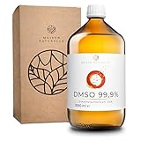 MAISON NATURELLE ® DMSO (1000 ml) – 99,9% pharmazeutische Reinheit – Dymethylsulfoxid ph. EUR unverdünnt – in Braung