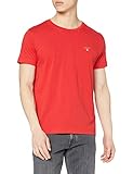 GANT Herren The ORIGINAL SS T-Shirt, Rot (Bright Red 620), Medium (Herstellergröße: M)