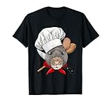 Rat Chef Maus Ratte Nagetier Kochliebhaber T-S