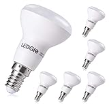 LEDGLE 6W E14 LED Lampe Warm Weiß 3000K E14 LED Glühbirnen Nicht Dimmbar, Ersetzt 50W Traditionelle Energiesparlampe, 120 ° Abstrahlwinkel, 6