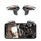 Newseego PUBG Game Controller Trigger， [1 Paar] Smartphone Game Controller Gamepad Große Dicke, Sensibles Zielen und Schießen PUBG Trigger für iOS/Android-Schw