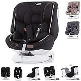 Chipolino Kindersitz Rotix Gruppe 0+/1/2/3 (0-36 kg) mit Isofix, 5-Punkt-Gurt, Farbe:schw