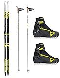 FISCHER Langlaufski-Set LS Skate Skating Skier + Bindung + Schuhe + Stöcke (180)