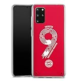 DeinDesign Handyhülle kompatibel mit Samsung Galaxy S20 Plus 5G Bumper Case Schutzhülle FC Bayern München Fanartikel M