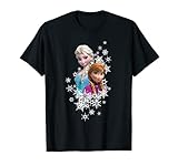 Disney Frozen Anna and Elsa Snowflakes T-S