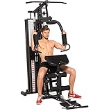 Dione HG3 - Fitnessstation - Multi-Gym - Krafstation - Mit 45 kg Gewichte - Erweiterbar auf 100 kg - Homegy